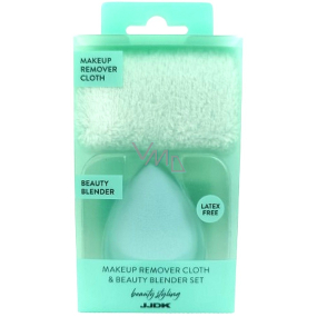 JJDK 3D Hubka na make-up 6 cm + čistiaci uteráčik rôzne farby, darčeková sada