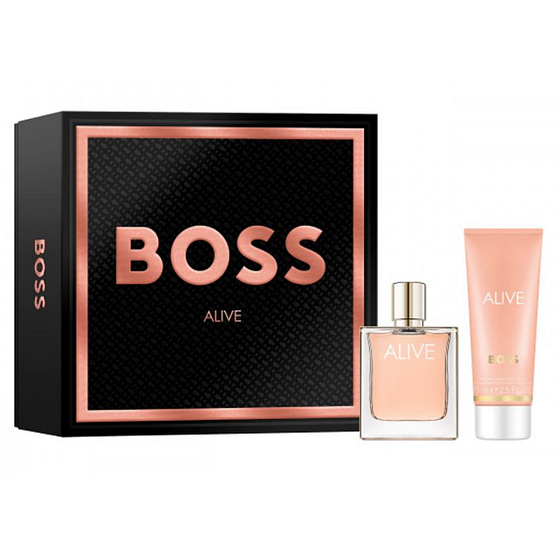 Hugo Boss Alive parfumovaná voda 50 ml + telové mlieko 75 ml, darčeková sada pre ženy