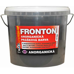 Fronton prášková farba do stavebných zmesí mált a betónov, 0199 čierna, 4 kg