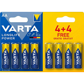 Varta High Energy, batérie AA, alkalické, 8 ks