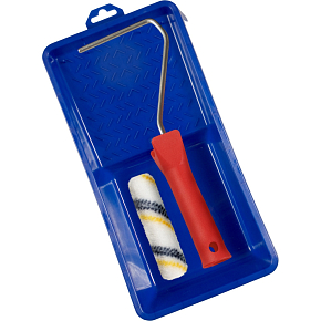 Spokar Nylon podlahársky valček na maľovanie s držiakom a vaničkou, 100 mm