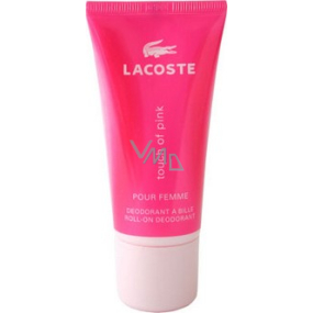 Lacoste Touch of Pink guličkový dezodorant roll-on pre ženy 50 ml