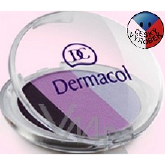 Dermacol Trio Summer očné tiene 01 fialové 3,6 g