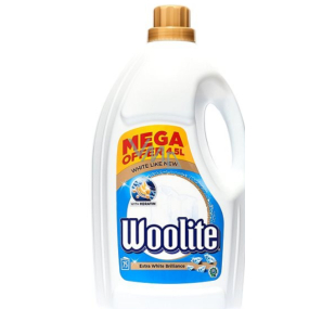 Woolite Extra White Brillance prací gél na biele prádlo 75 dávok 4,5 l