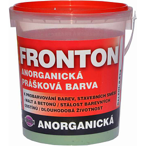 Fronton prášková farba do stavebných zmesí malt a betónov, 0551 zelená, 800 g