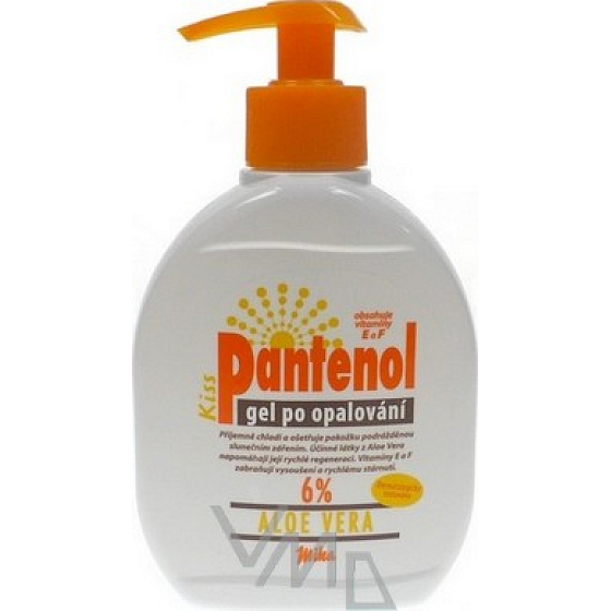 Mika Pantenol 6% s Aloe Vera gél po opaľovaní 300 ml s pumpičkou