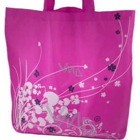 Skladacia nákupná taška s puzdrom - rôzne motívy, rôzne farby 1 kus
