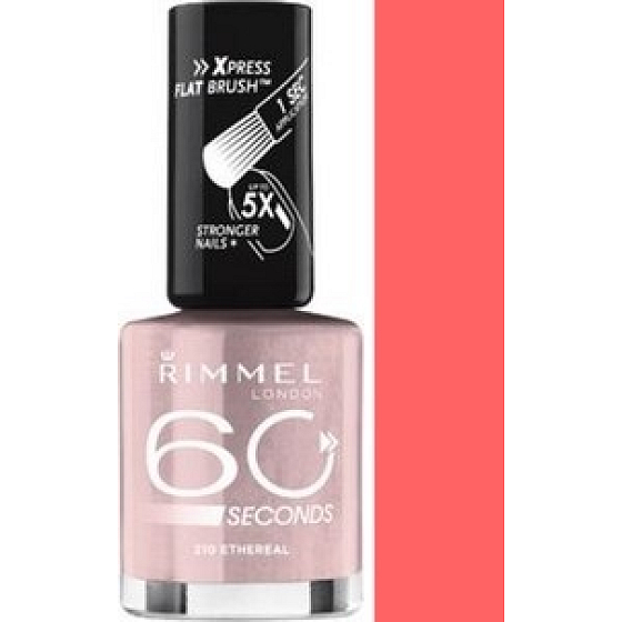 Rimmel London 60 sekund lak na nechty 415 Instyle Coral 8 ml