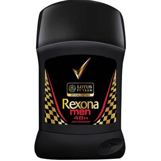 Rexona Men Adrenalín Lotus F1 Team Special Edition antiperspirant dezodorant stick pre mužov 50 ml