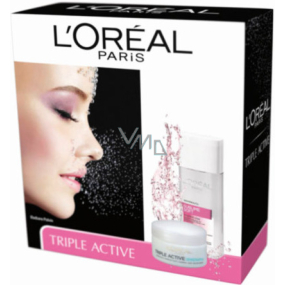 Loreal Paris Triple Active denný hydratačný krém 50 ml + 3v1 micelárna voda 200 ml, kozmetická sada