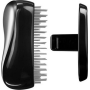 Tangle Teezer Compact Profesionálna kompaktná kefa na vlasy, pre mužov, Groomer čierno-strieborný