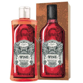 Bohemia Gifts Book of Wine vínny sprchový gél v krabičke 250 ml