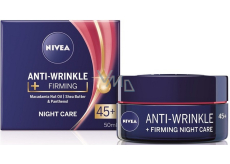 Nivea Anti-Wrinkle + Firming 45+ Spevňujúci nočný krém proti vráskam 50 ml
