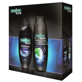 Palmolive Men Refreshing sprchový gél 250 ml + Invigorating šampón 350 ml, kozmetická sada