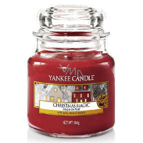 Yankee Candle Christmas Magic - Vianočné kúzlo vonná sviečka Classic malá sklo 104 g