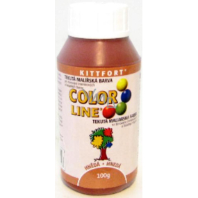 Kittfort Color Line tekutá maliarska farba Hnedá 100 g