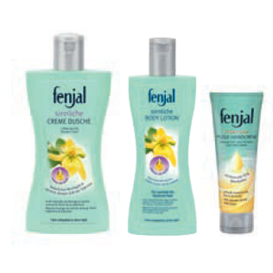 Fenjal Moringou sprchový krém 200 ml + telové mlieko 200 ml + Premium Intensive krém na ruky 75 ml, kozmetická sada