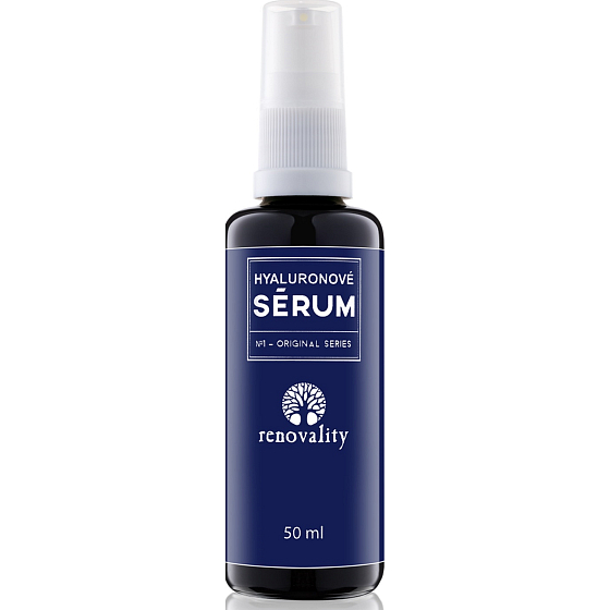 Renovality hyaluronovej sérum pre všetky typy pleti 50 ml s dávkovačom