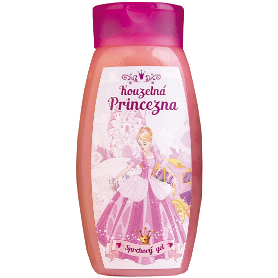Bohemia Gifts Kids Čarovná princezná sprchový gél pre deti 250 ml