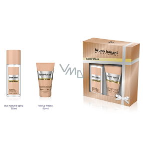 Bruno Banani Daring parfumovaný dezodorant sklo pre ženy 75 ml + telové mlieko 50 ml, kozmetická sada