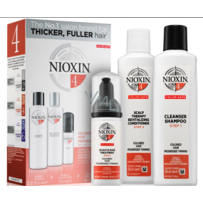 Nioxin System 4 Care 3-fázový systém pre výrazné rednutie chemicky ošetrených vlasov 340 ml