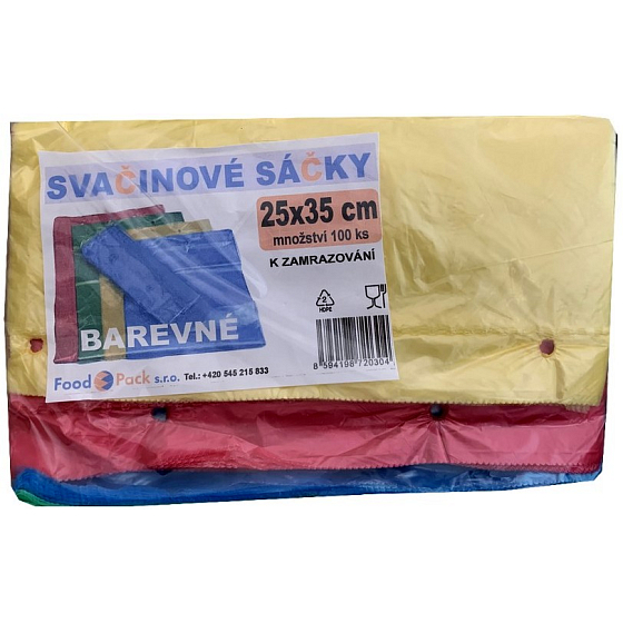FoodPack Sáčok mikroténový desiatový zamrazovací 250 x 350 mm 100 kusov