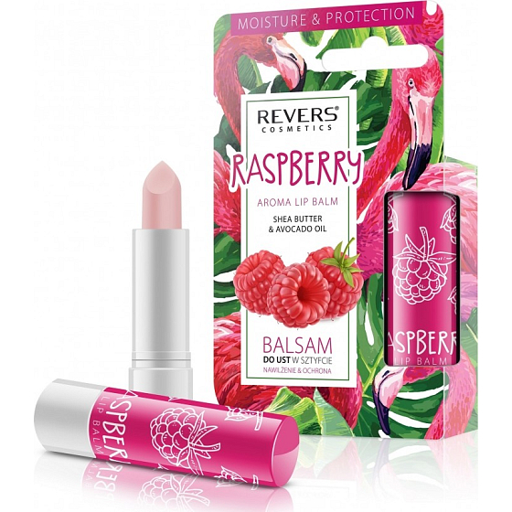 Reverz Aróma Lip Balm Raspberry balzam na pery s vôňou maliny 4 g