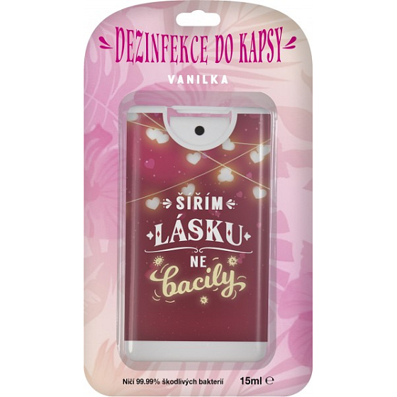 Albi Dezinfekcia do vrecka s vôňou vanilky šíri lásku 15 ml