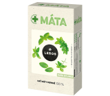 Bylinný čaj Leros Mäta prispieva k normálnej funkcii dýchacieho systému a dobrému tráveniu 20 x 1,5 g