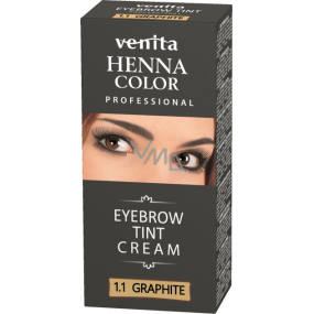 Venita Henna Profesional krémová farba na obočie 1.1 Grafit 15 ml