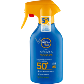 Nivea Sun Protect & Moisture OF50 Hydratačný sprej na opaľovanie 270 ml