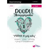 Ditipo Krasopísanka Doodle - Ozdobte si zošit 1 predtlačené české slová na precvičenie 36 strán