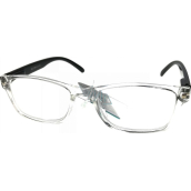 Berkeley Čtecí dioptrické brýle +2,5 plast průhledné, černé stranice 1 kus MC2166