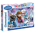 Clementoni SuperColor Glitter Puzzle Ľadové kráľovstvo 104 dielikov, odporúčaný vek 6+