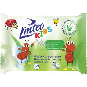 Linteo Kids splachovací toaletný papier 50 kusov