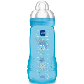 Mam Baby Bottle dojčenská fľaša pre deti Modrá 4+ mesiace 330 ml