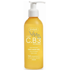 Ziaja Vitamín C.B3 Niacinamide pleťový čistiaci gél 190 ml