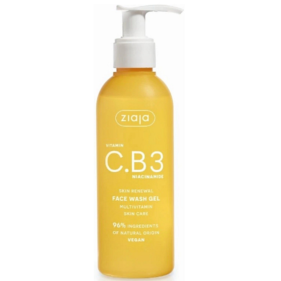 Ziaja Vitamín C.B3 Niacinamide pleťový čistiaci gél 190 ml