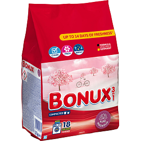 Bonux prací prášok Color Pure Magnolia 1,17 kg, 18 dávok