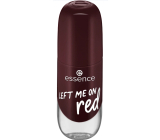 Essence Nail Colour Gel gélový lak na nechty 72 Left Me On Red 8 ml
