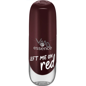 Essence Nail Colour Gel gélový lak na nechty 72 Left Me On Red 8 ml