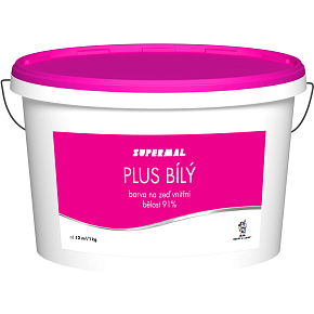 Supermal Plus biely pre vnútorné nátery, 15 kg