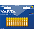 Varta Longlife AAA alkalické batérie, 10 ks