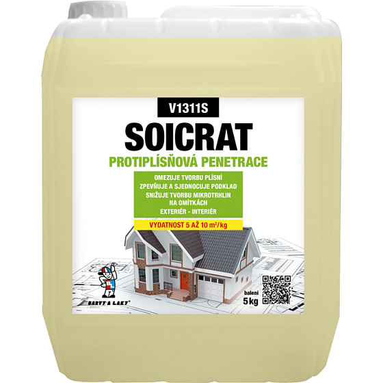 SOICRAT protiplísňová penetrácia V1311S, 5 kg