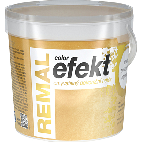 REMAL Color Efekt umývateľná dekoračná farba, 0950 zlatý, 400 g