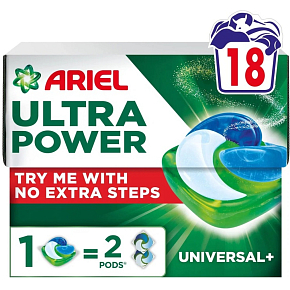 ARIEL TABLETY 18 DÁVKY ULTRA POWER REGULAR 3715 ARIEL TABLETY 18 DÁVKY ULTRA POWER REGULAR 3715