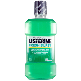 Listerine Freshburst ústna voda antiseptická redukuje zubný plak 500 ml
