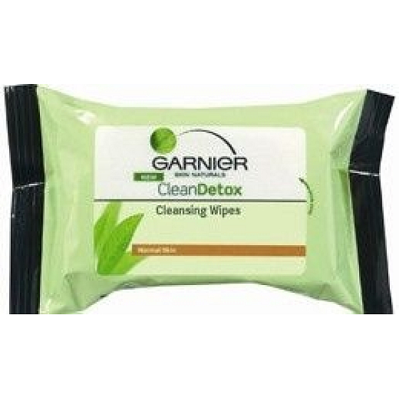 Garnier Skin Naturals NutriSkin detoxikačný s vitamínom E odličovacie obrúsky 25 kusov