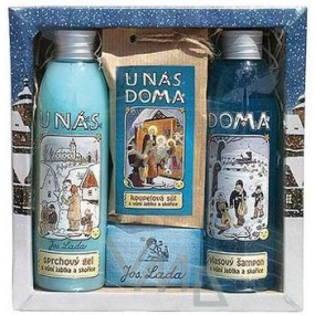 Bohemia Gifts Josef Lada Jablko a Škorica šampón na vlasy 100 ml + sprchový gél 100 ml + soľ v vrecúšku 150 g, kozmetická sada