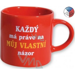 Nekupto Darčeky s humorom Každý má právo na môj vlastný názor hrnček 0,4 l 1 kus